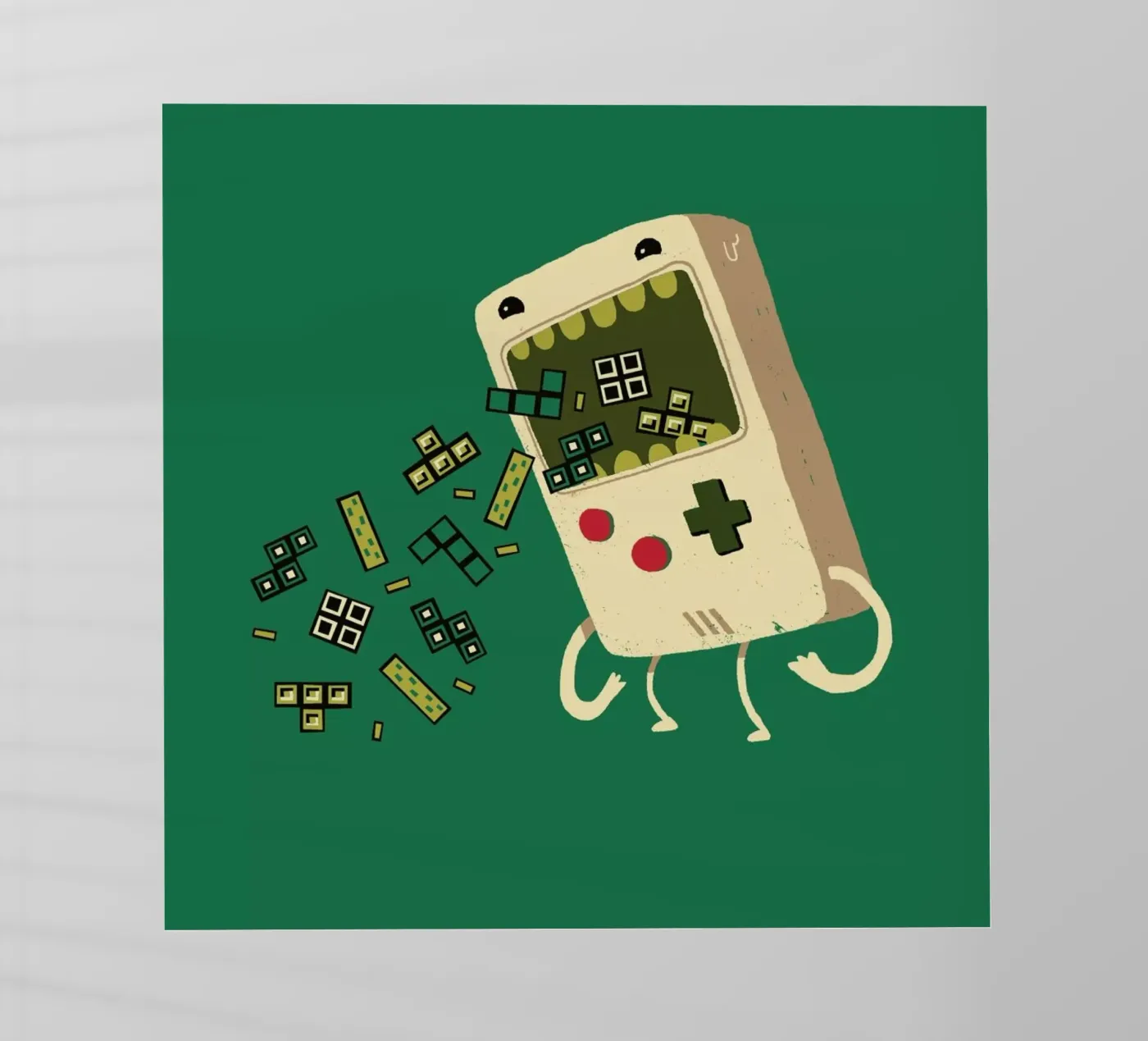 Pixel Puke pellicola backlit da DinoMike