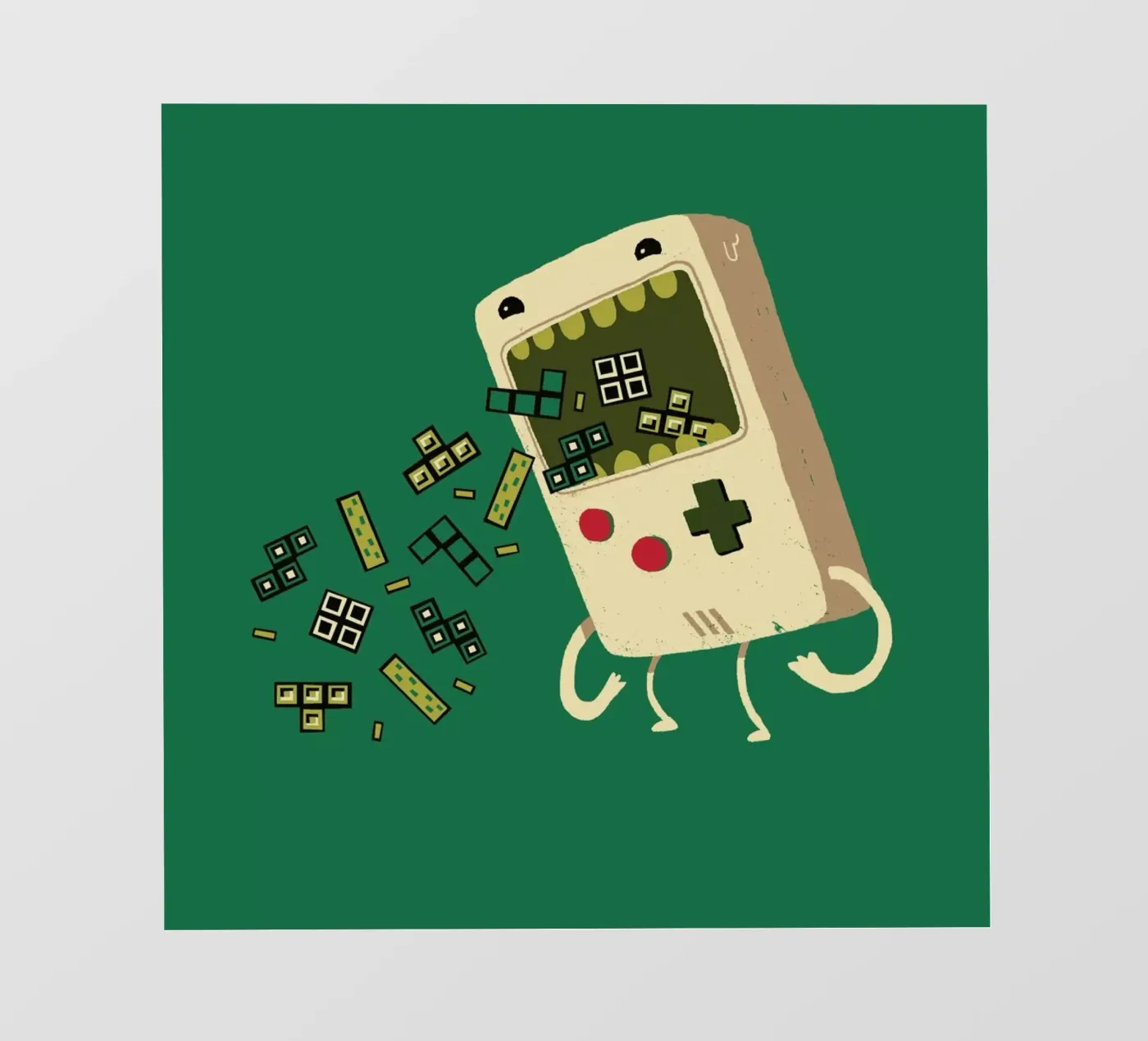 Pixel Puke pellicola backlit da DinoMike