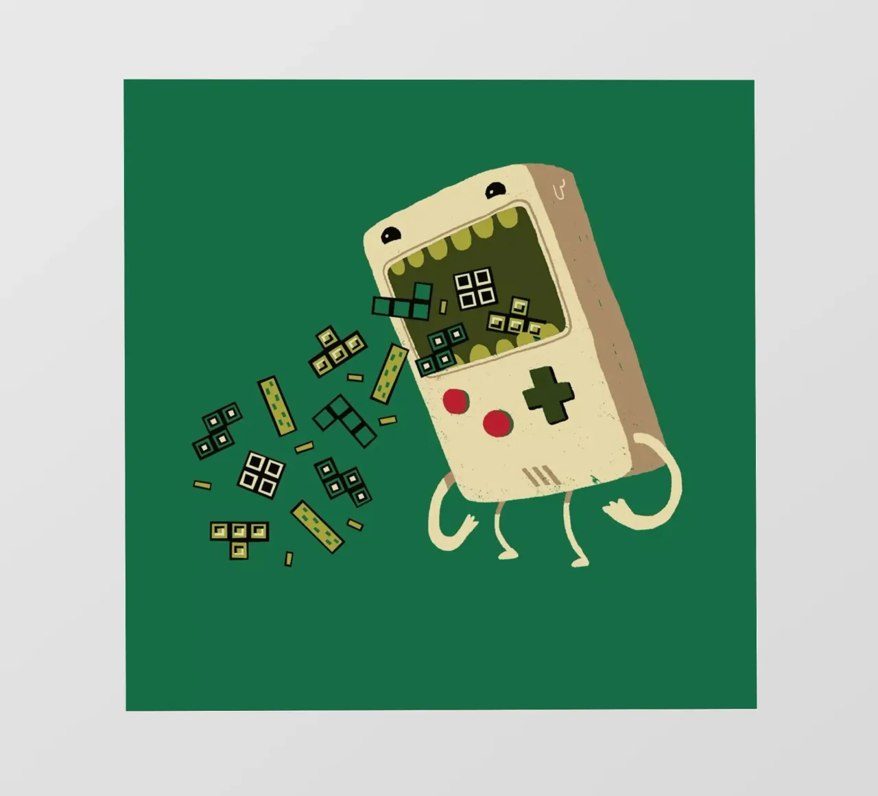 Pixel Puke PVC Plane von DinoMike