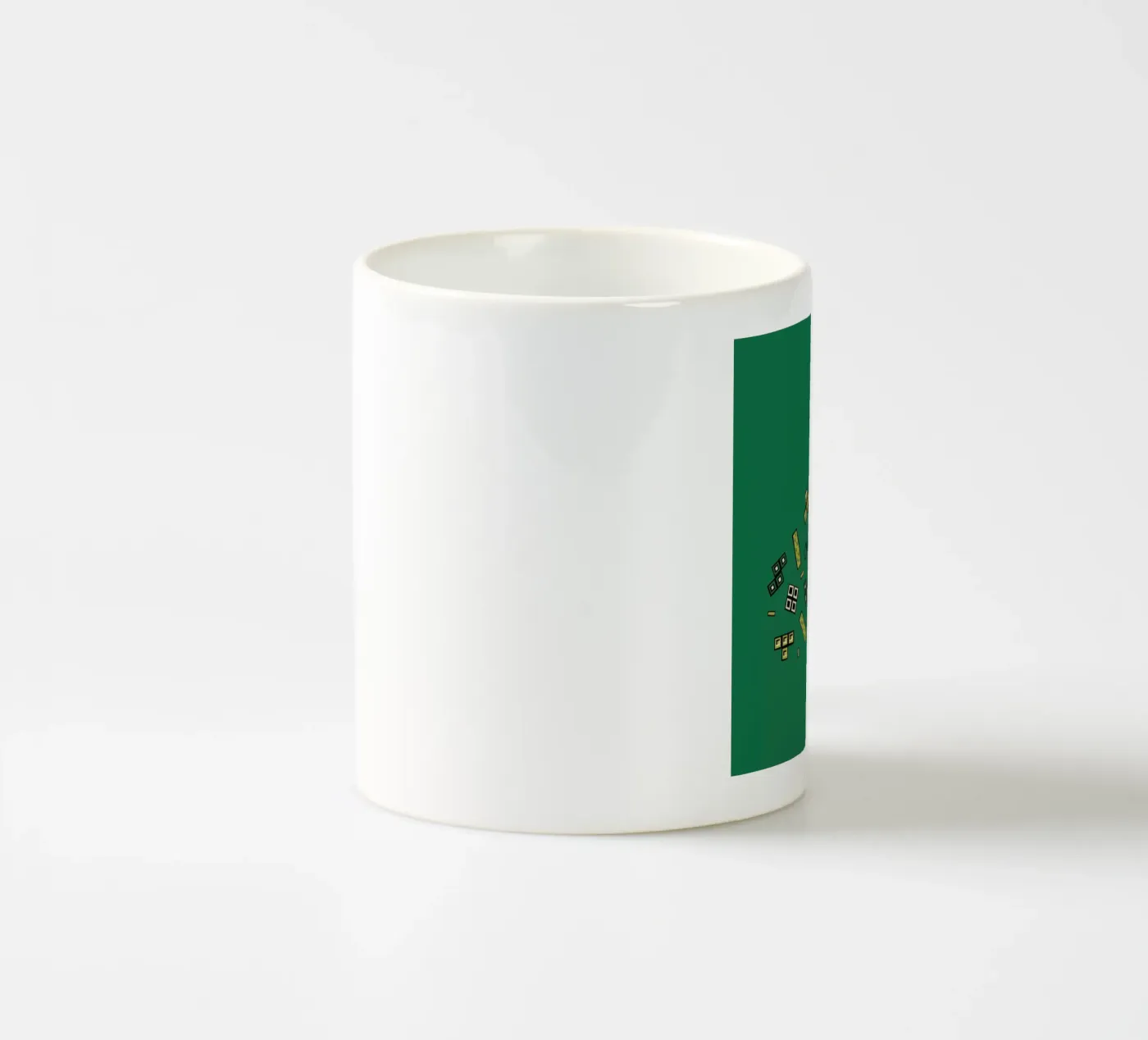 Pixel Puke ceramic mug by DinoMike
