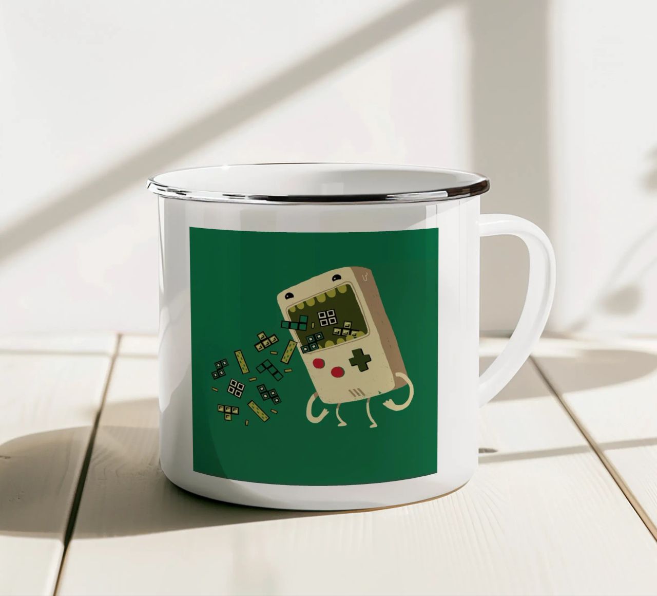 Pixel Puke tazza in smalto da DinoMike