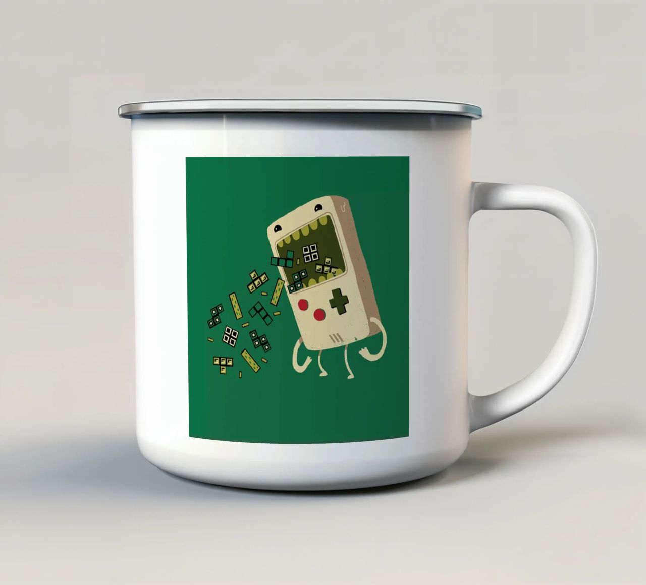 Pixel Puke tazza in smalto da DinoMike