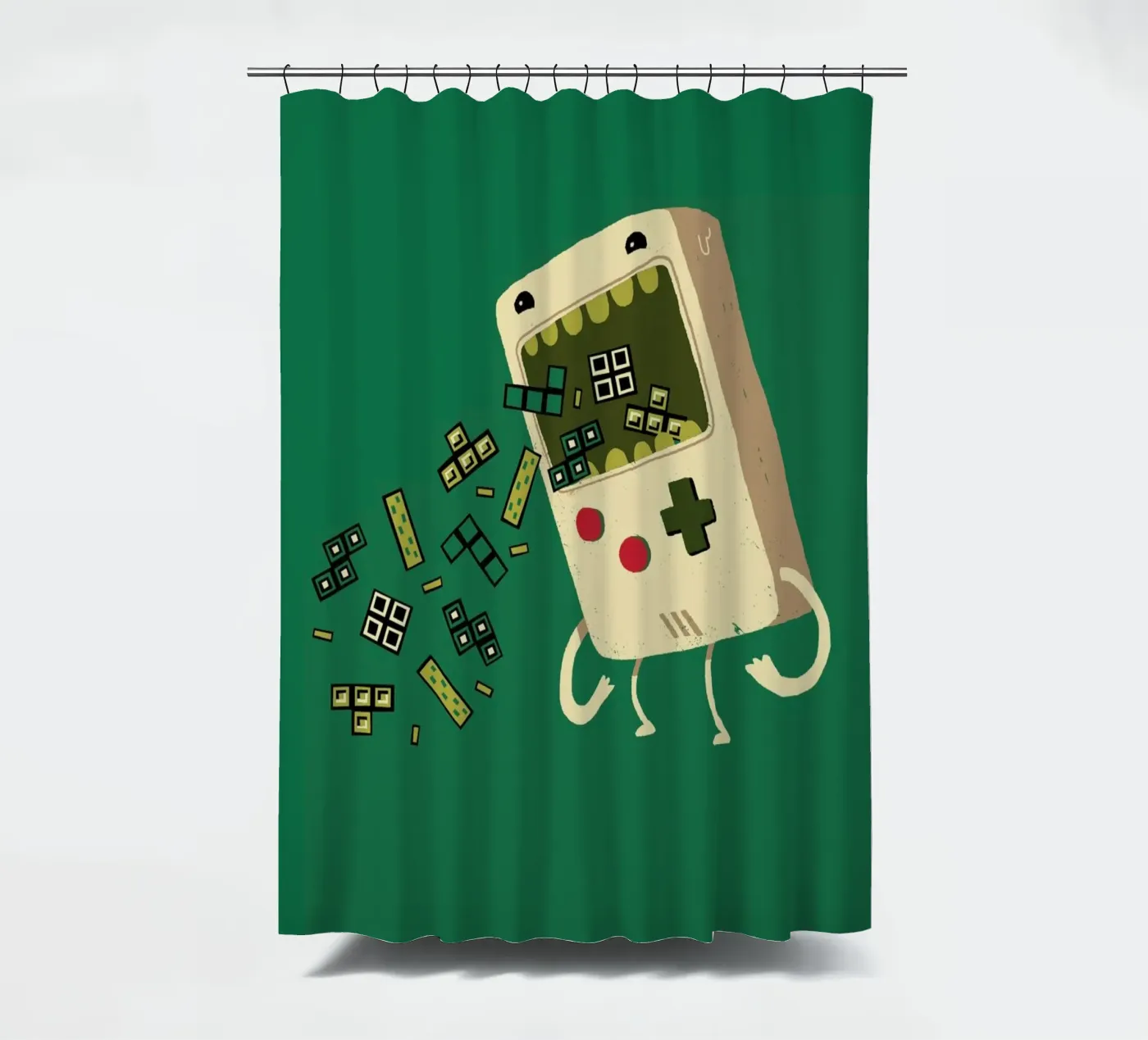 Pixel Puke rideau de douche de DinoMike