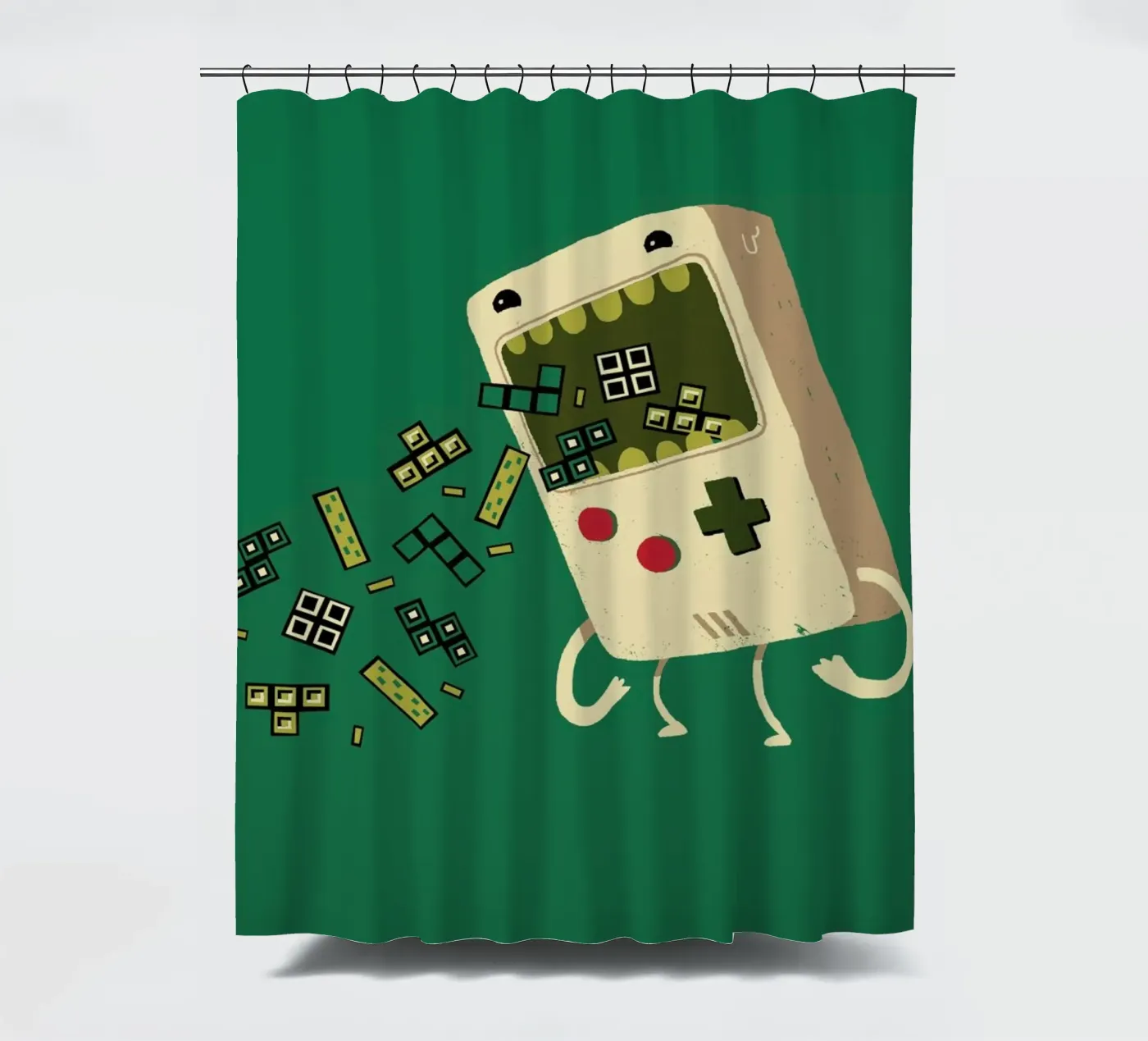 Pixel Puke rideau de douche de DinoMike