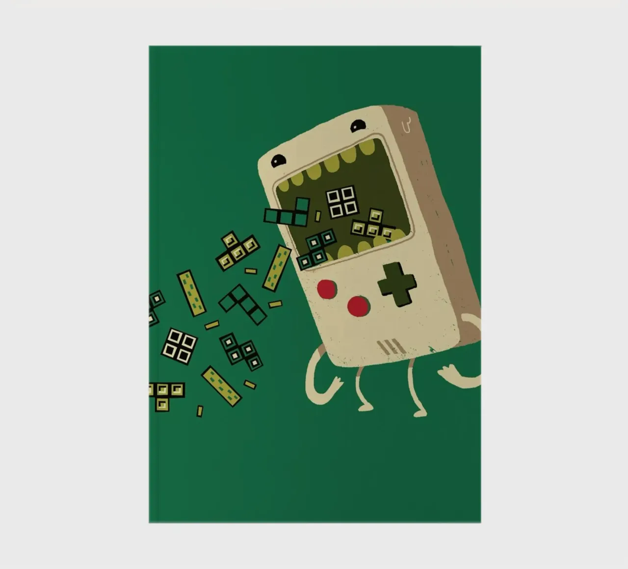 Pixel Puke notebook by DinoMike