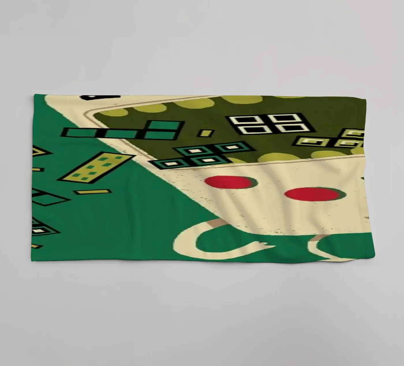 Pixel Puke badhanddoek van DinoMike