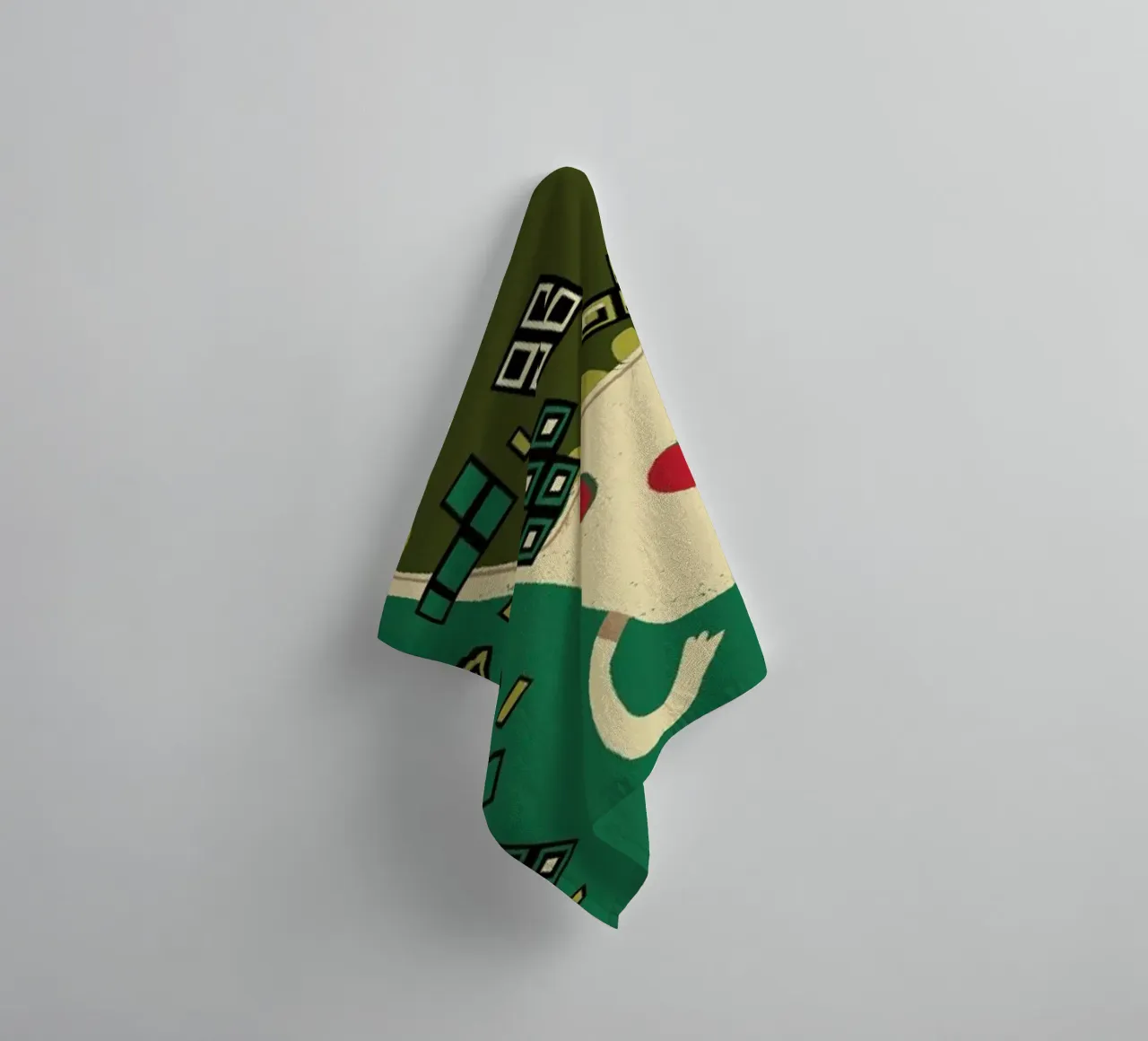 Pixel Puke towel by DinoMike