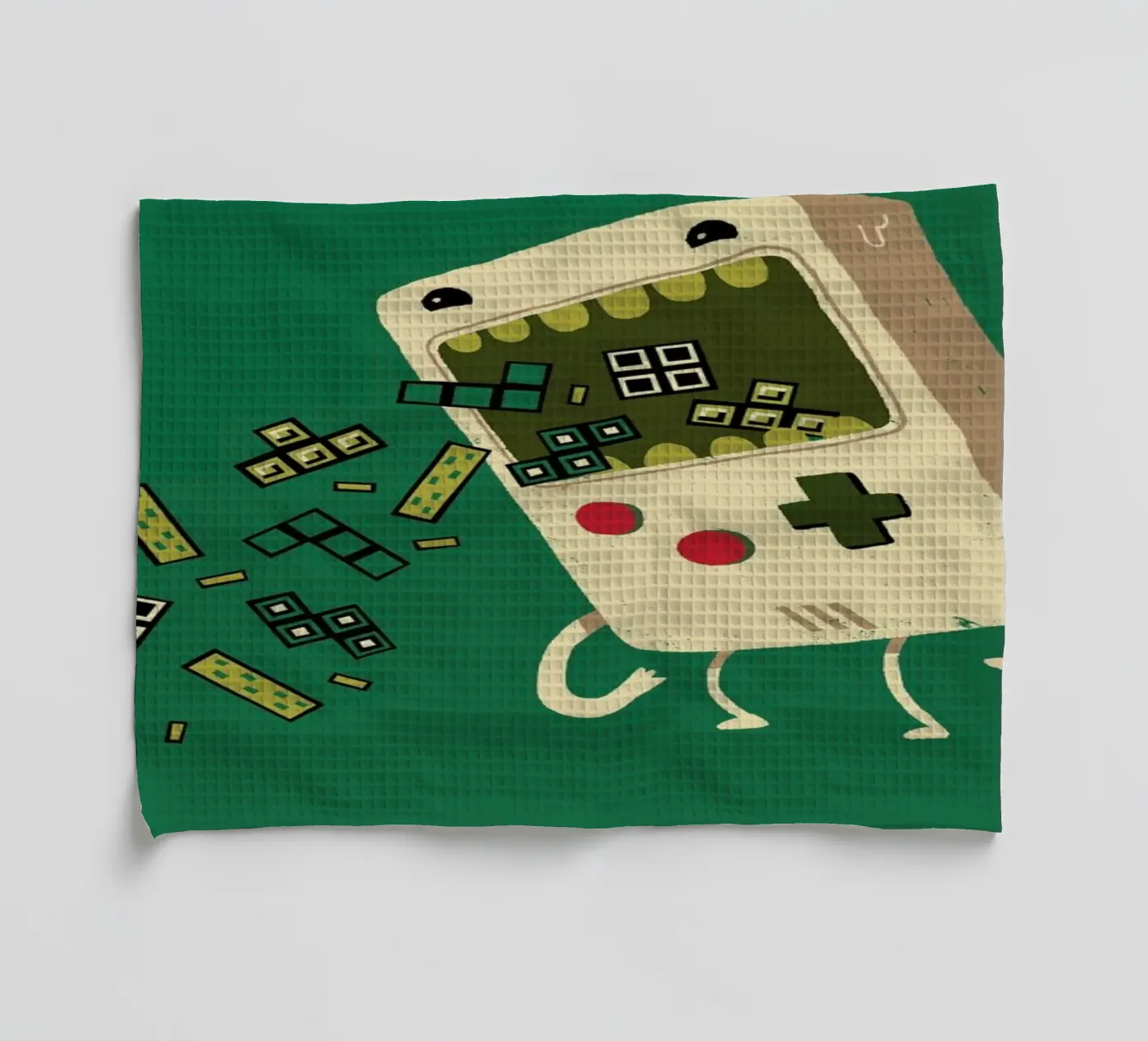 Pixel Puke Geschirrtuch von DinoMike