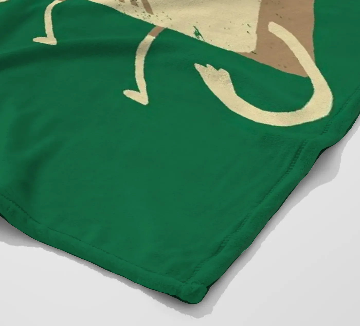 Pixel Puke fleece blanket by DinoMike