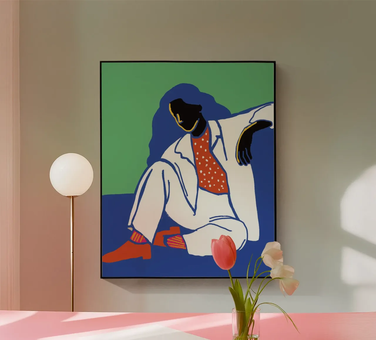 Red Shoes plexiglass da tainah negreiros