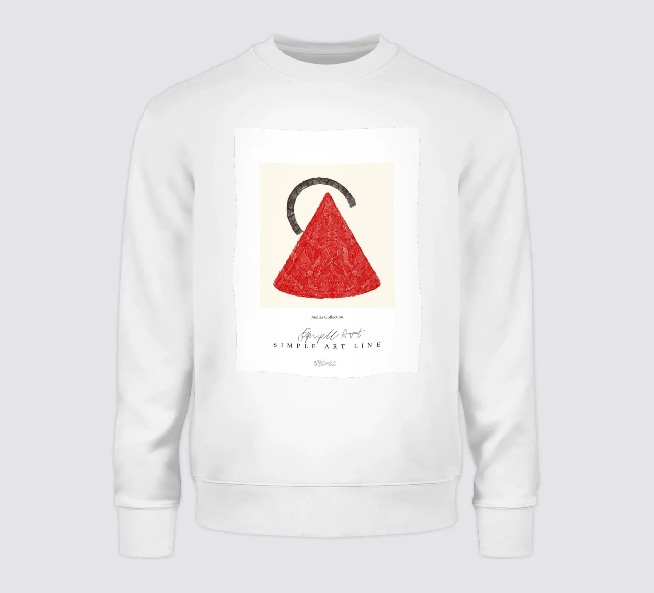 Simple Art Line No 20 felpa da treechild