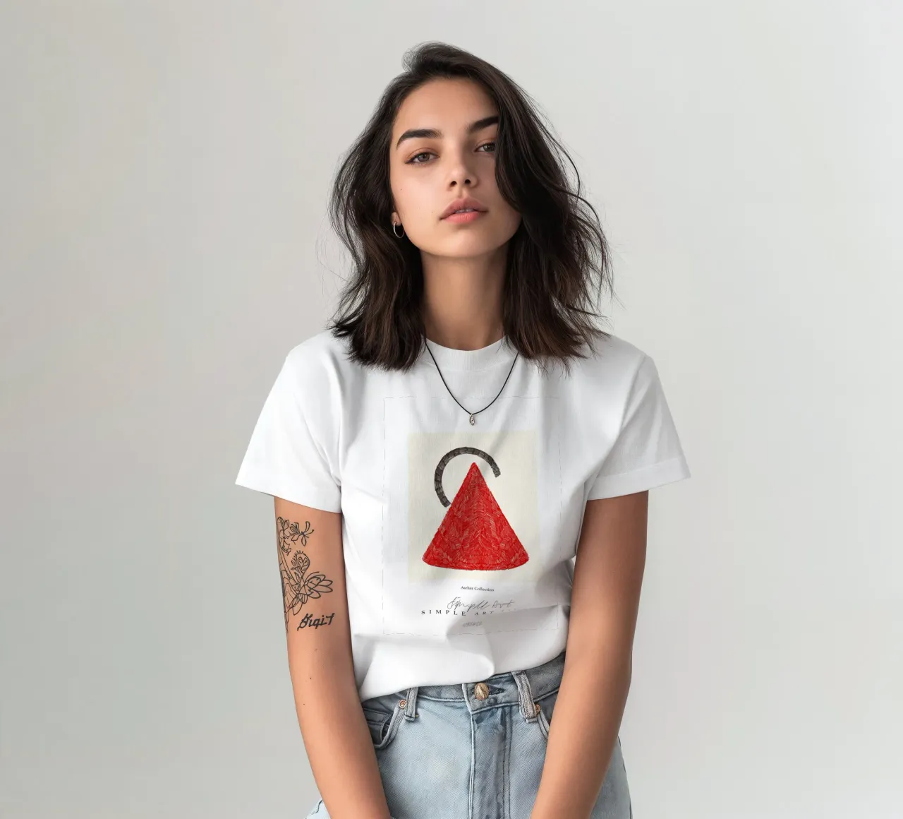 Simple Art Line No 20 t-shirt da treechild