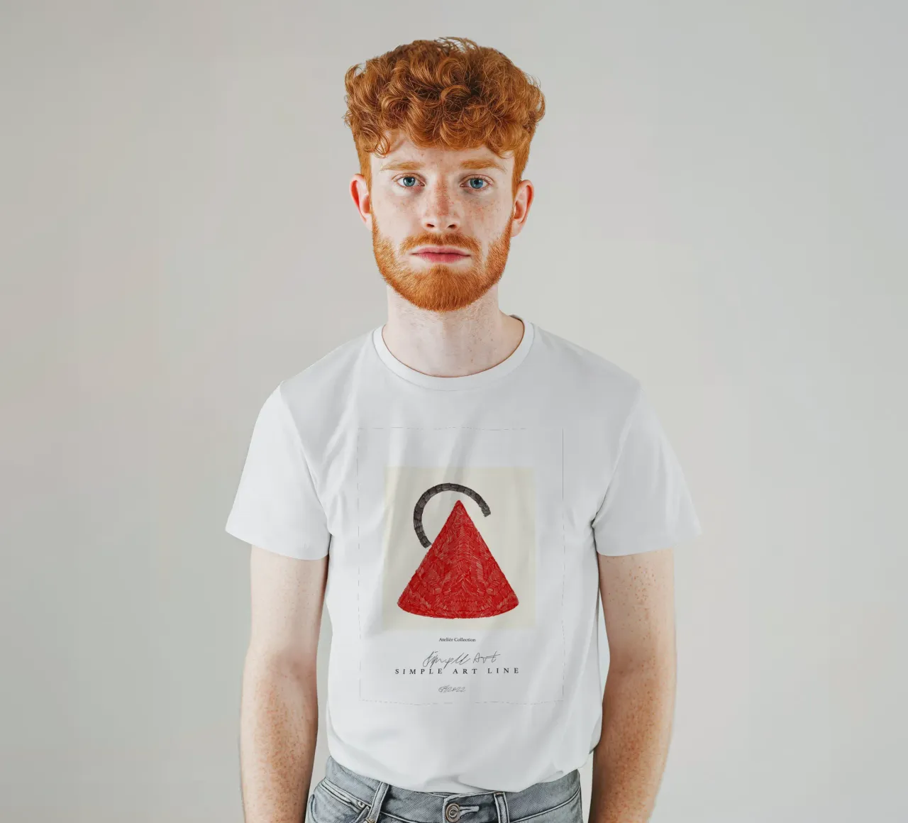 Simple Art Line No 20 t-shirt da treechild