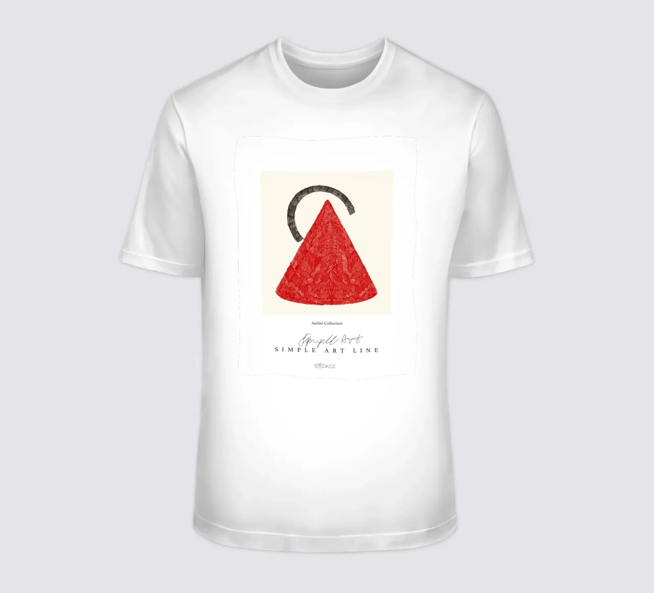 Simple Art Line No 20 t-shirt da treechild