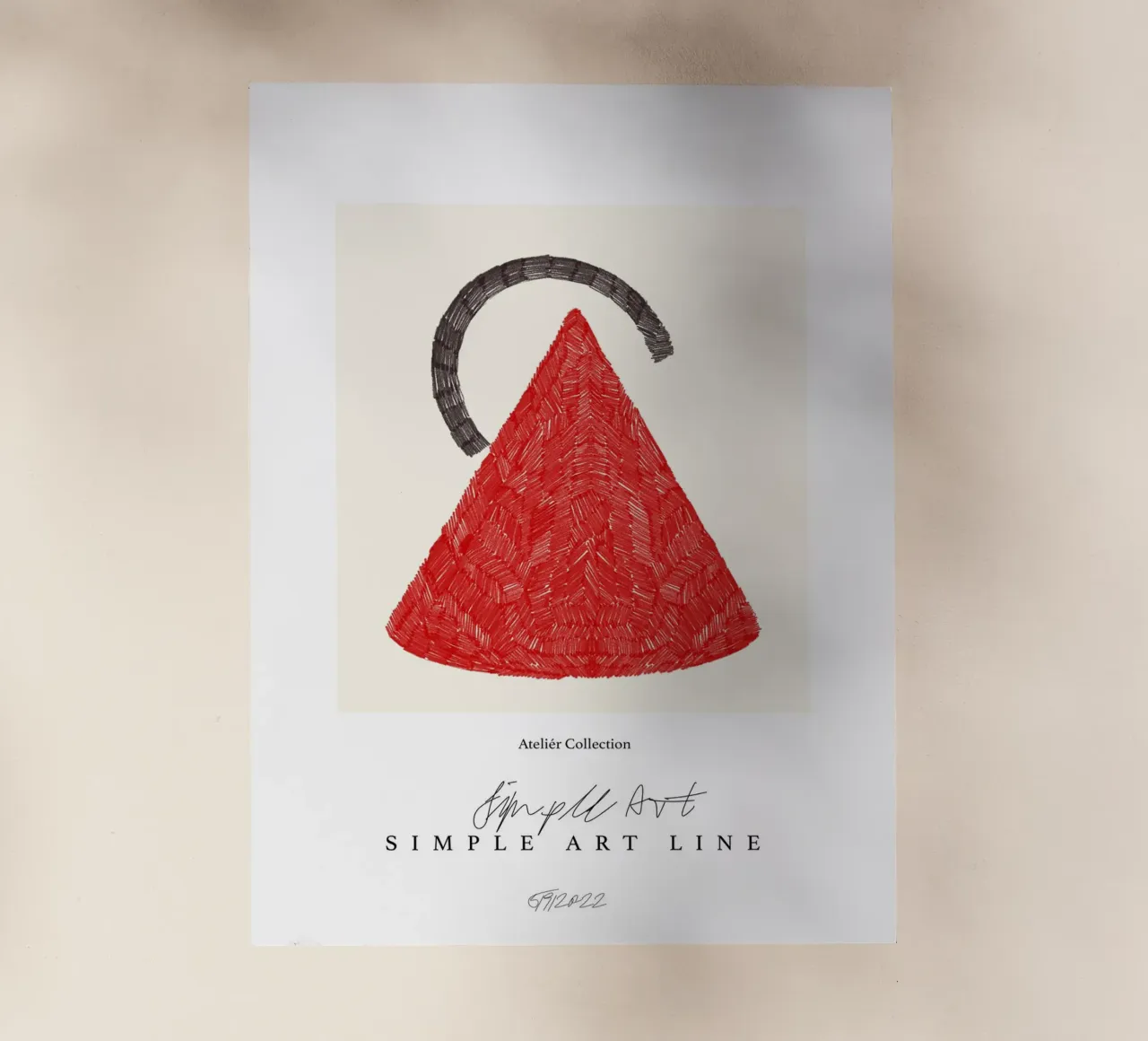 Simple Art Line No 20 pellicola backlit da treechild