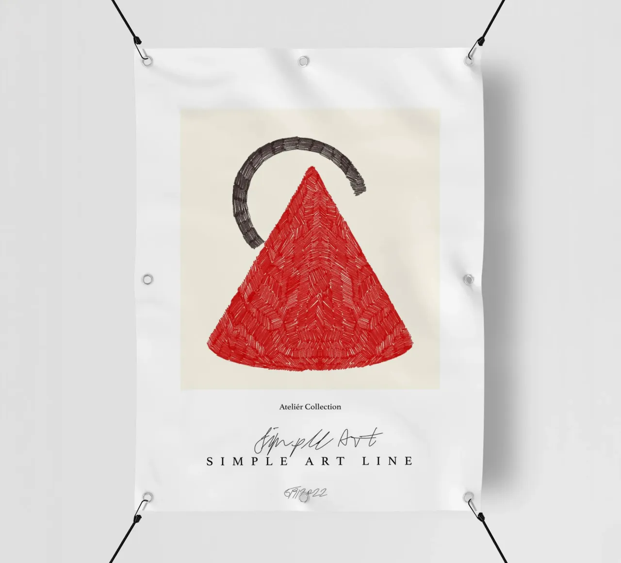 Simple Art Line No 20 telo in pvc da treechild