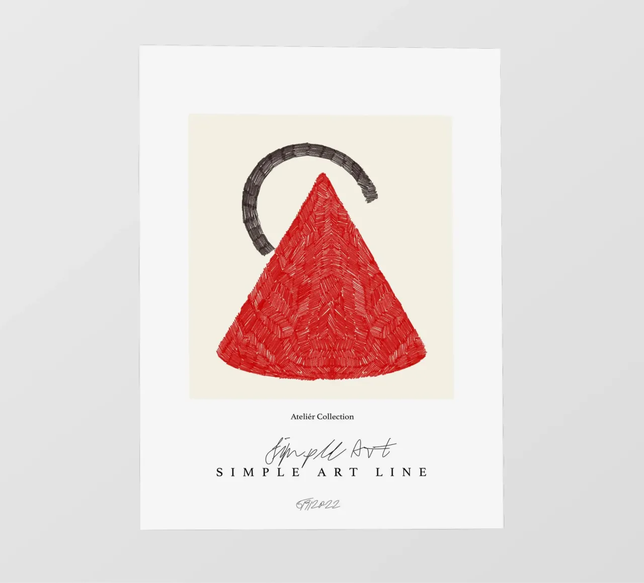 Simple Art Line No 20 telo in pvc da treechild