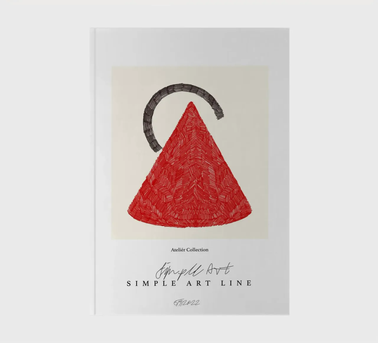 Simple Art Line No 20 notebook by treechild
