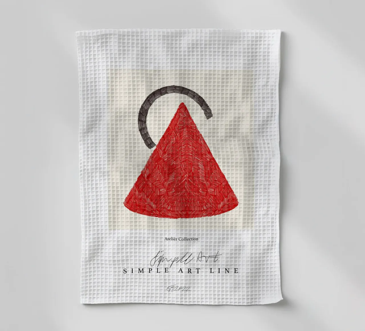 Simple Art Line No 20 canovaccio da cucina da treechild