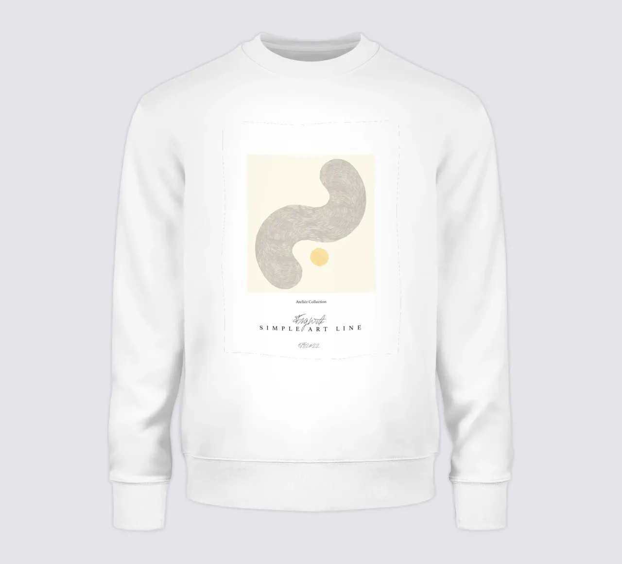 Simple Art Line No 21 felpa da treechild