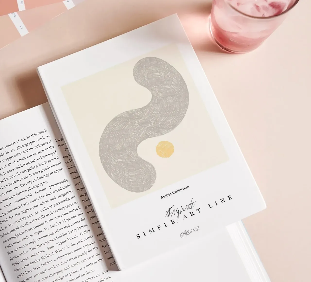 Simple Art Line No 21 notebook by treechild