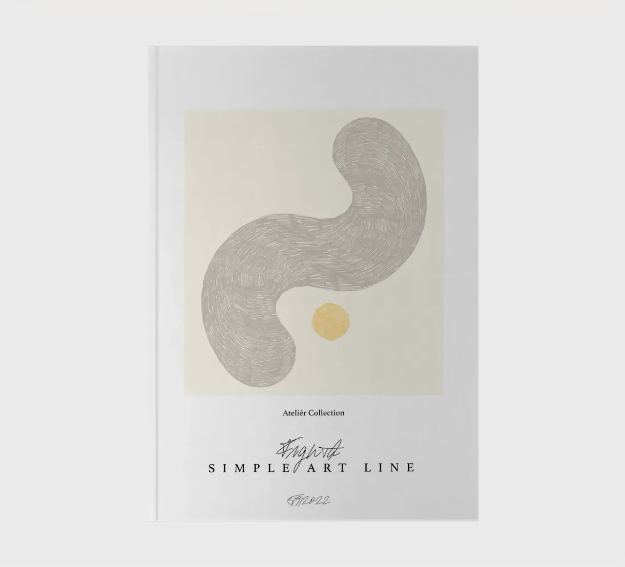 Simple Art Line No 21 notebook by treechild
