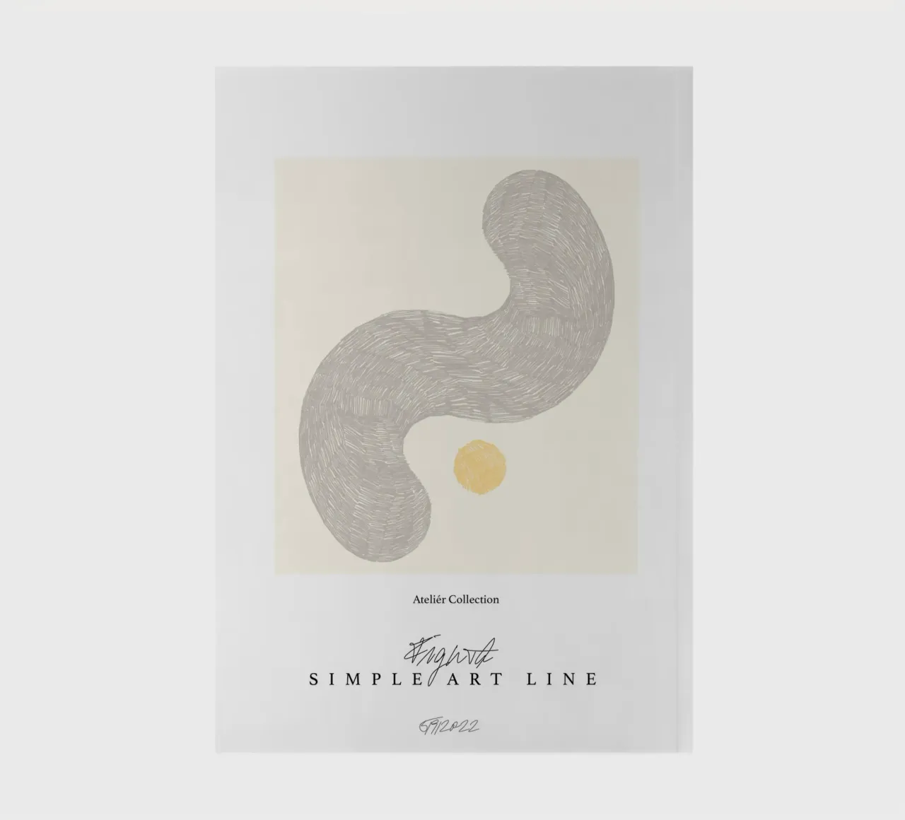 Simple Art Line No 21 notebook by treechild