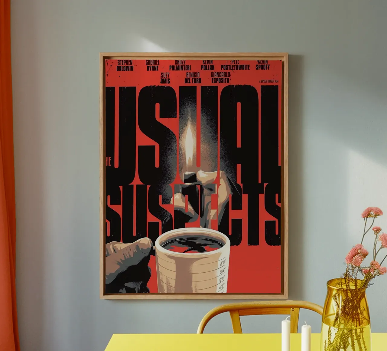 The Usual Suspects tela con Cornice a cassetta da Attaboy Dsgn