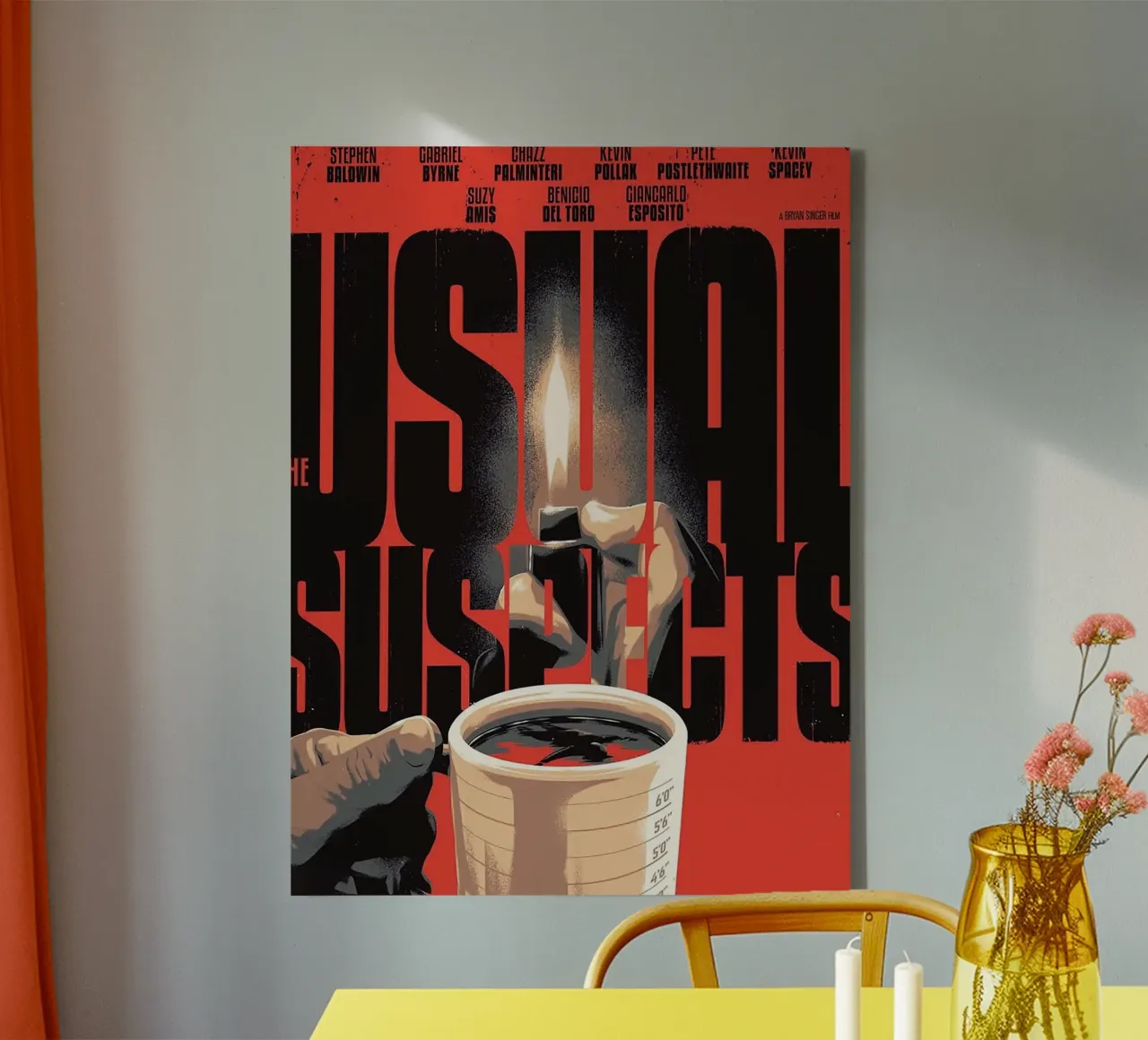 The Usual Suspects tela con Cornice a cassetta da Attaboy Dsgn