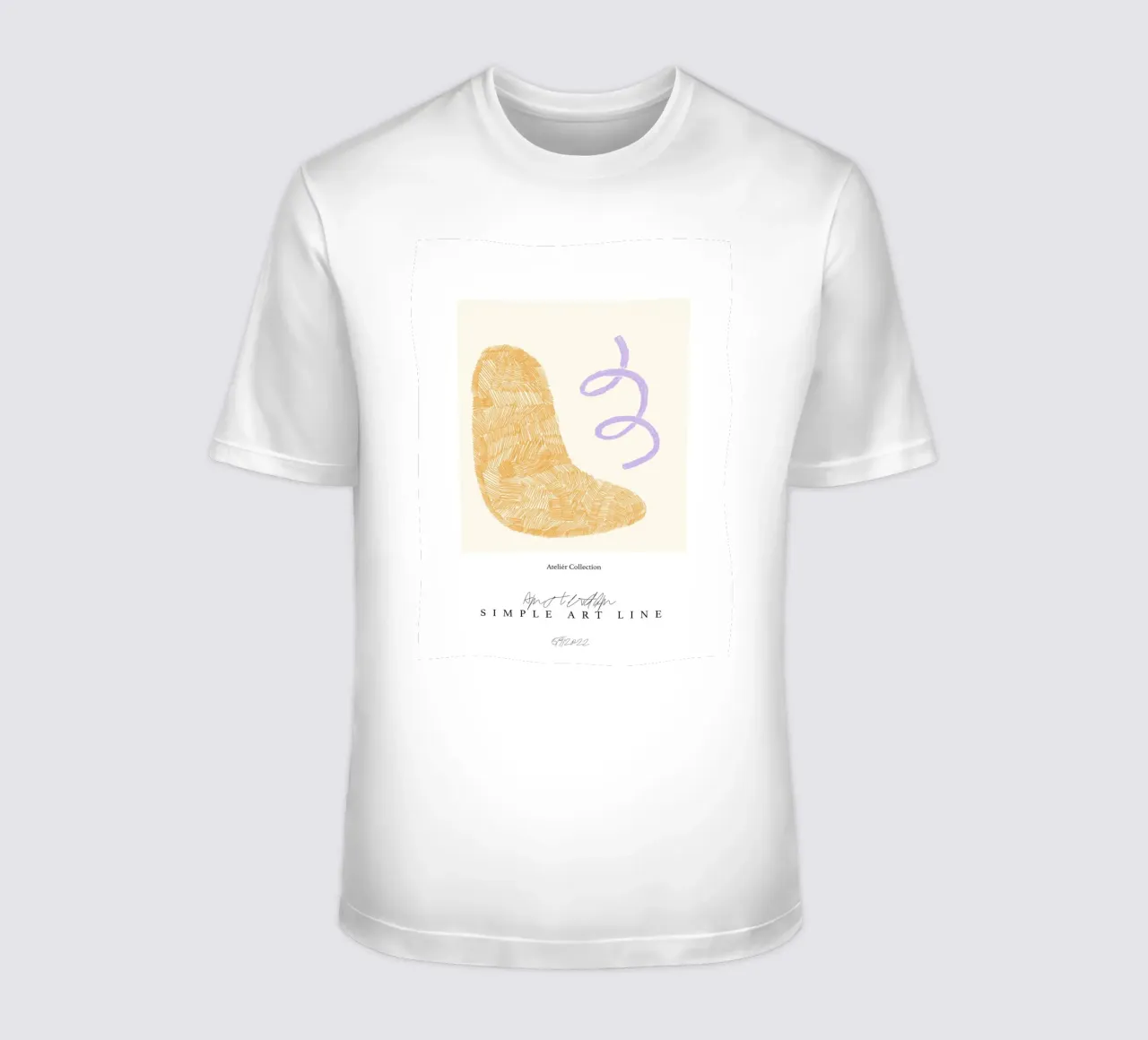 Simple Art Line No 22 t-shirt da treechild