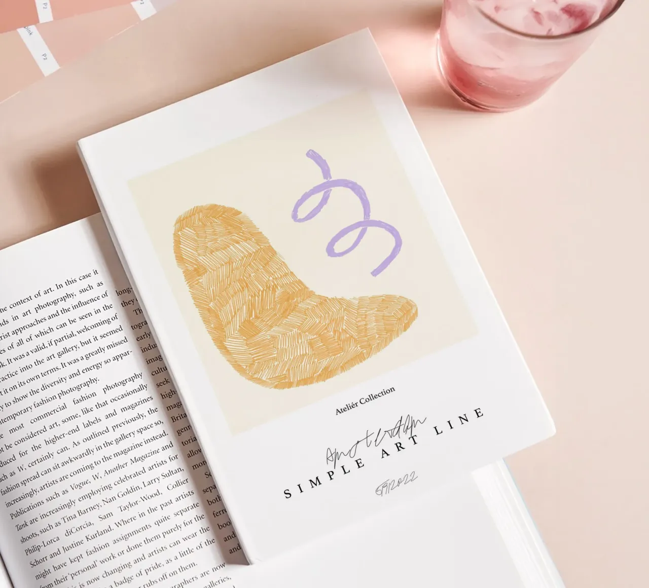 Simple Art Line No 22 notebook by treechild