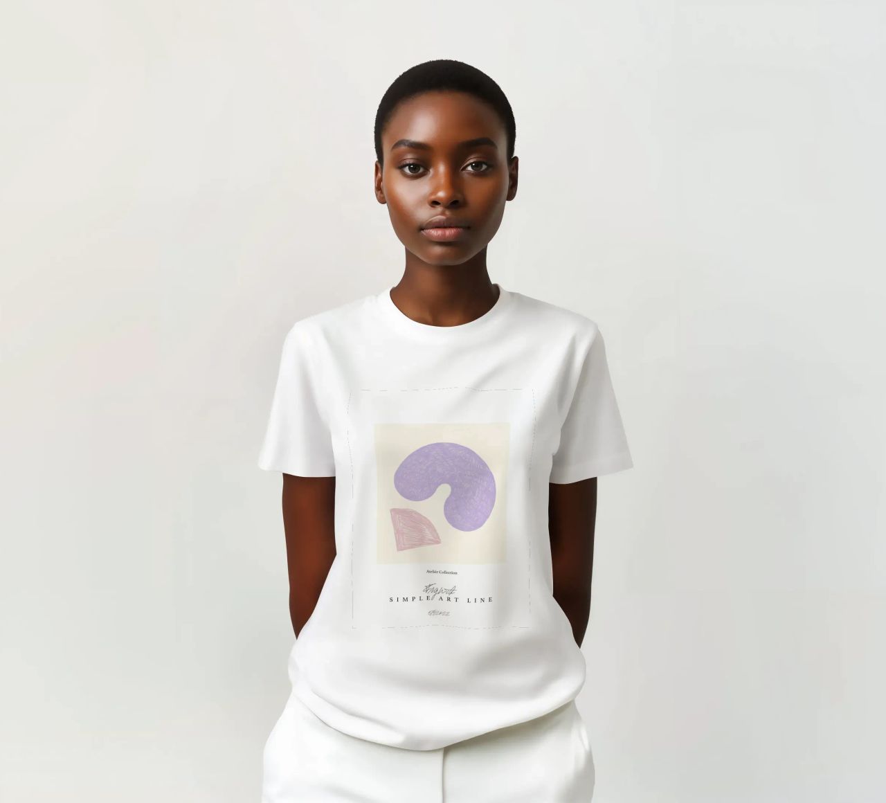 Simple Art Line No 23 t-shirt da treechild