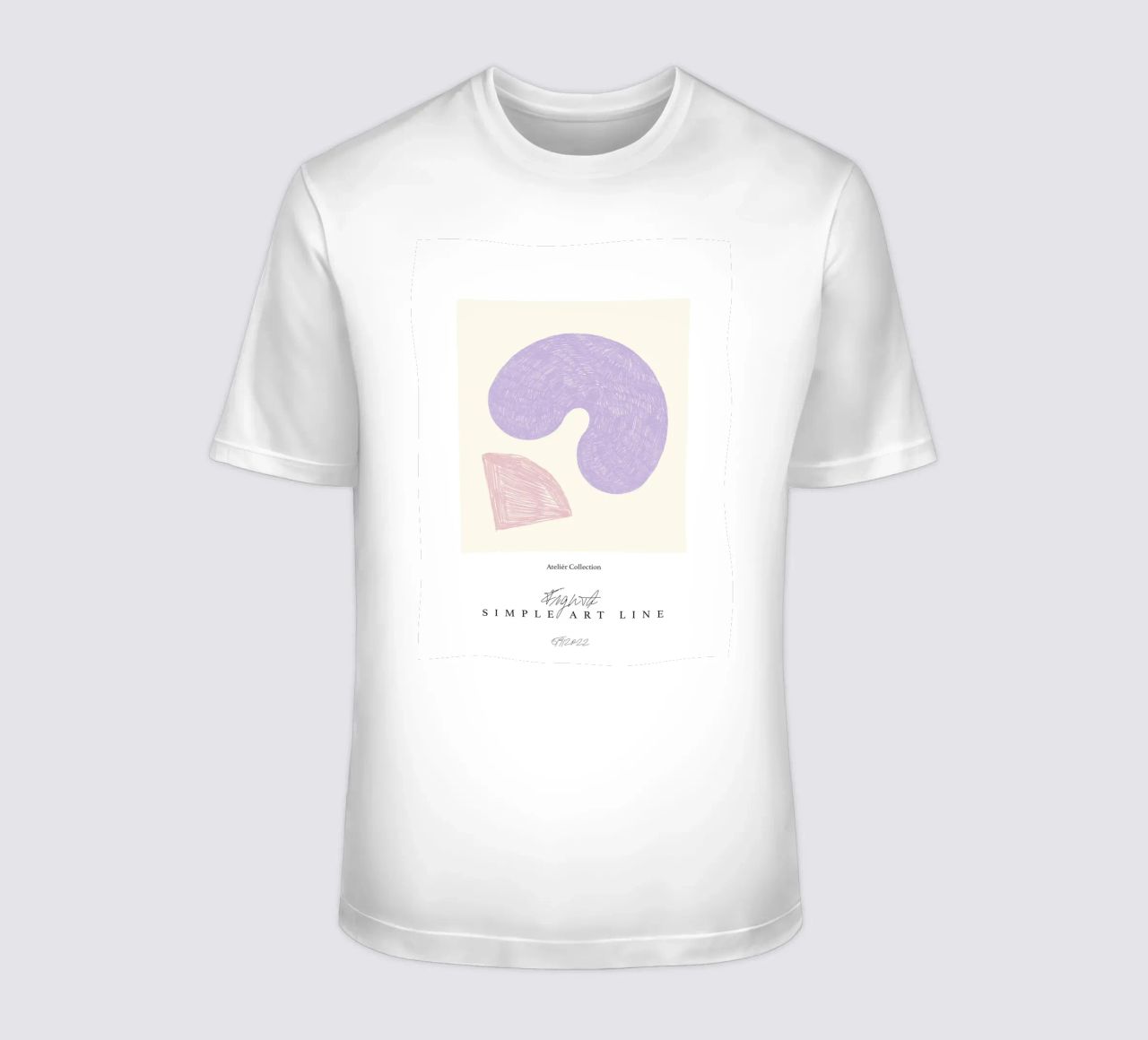 Simple Art Line No 23 t-shirt da treechild