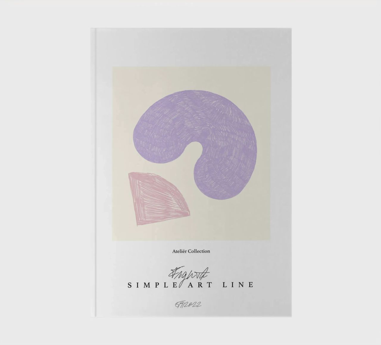Simple Art Line No 23 notebook by treechild