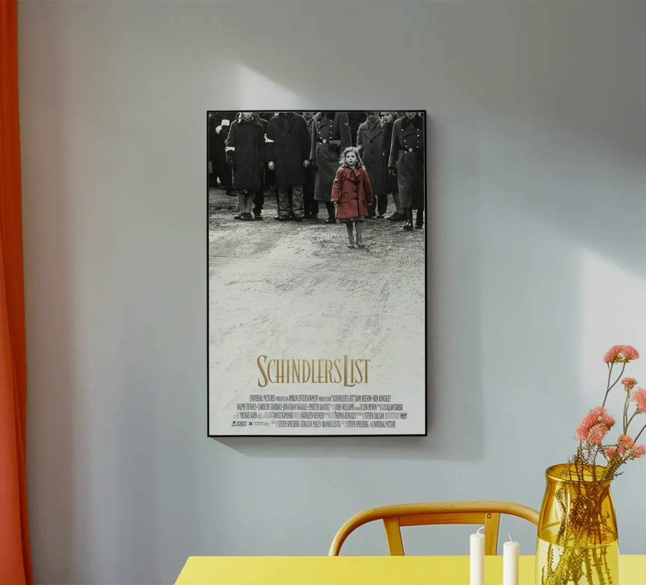 Schindler’s List plexiglass da Attaboy Dsgn