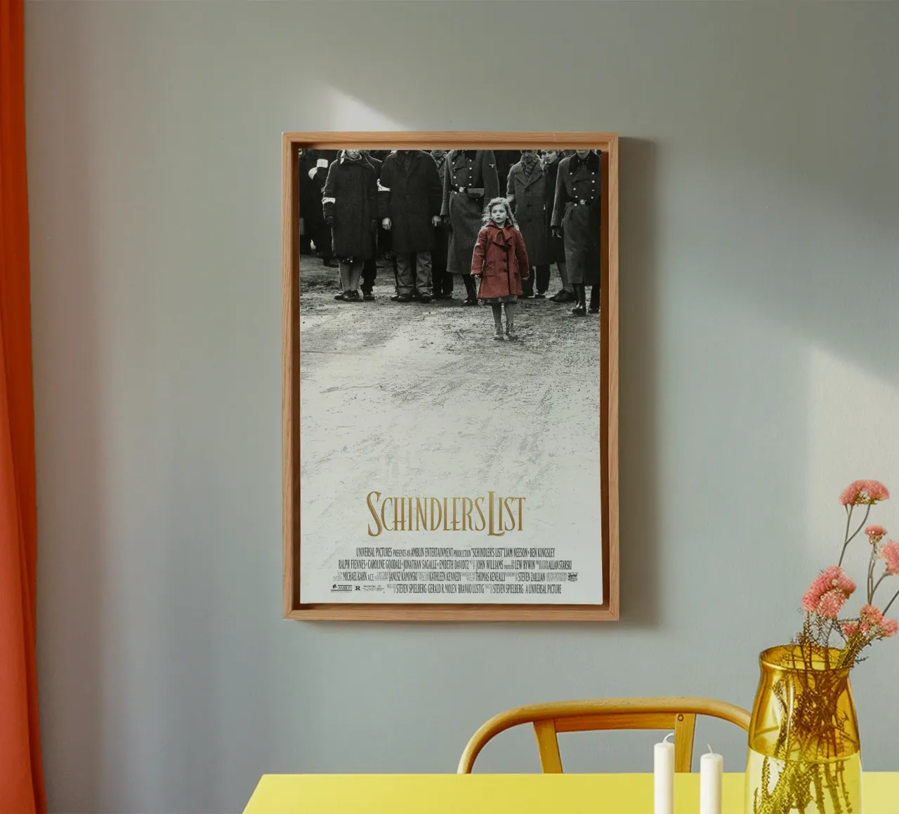 Schindler’s List tela con Cornice a cassetta da Attaboy Dsgn