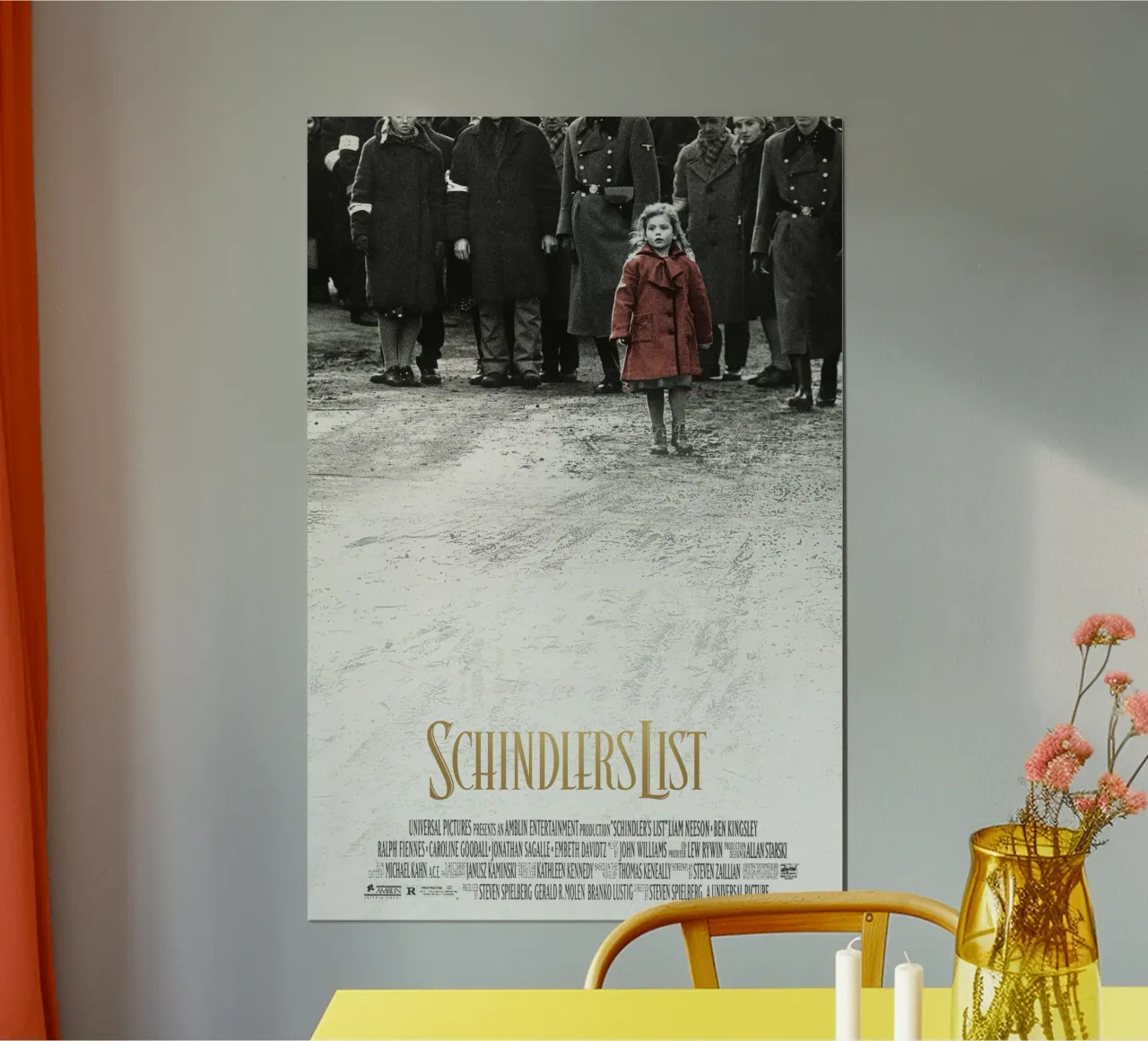 Schindler’s List poster da Attaboy Dsgn