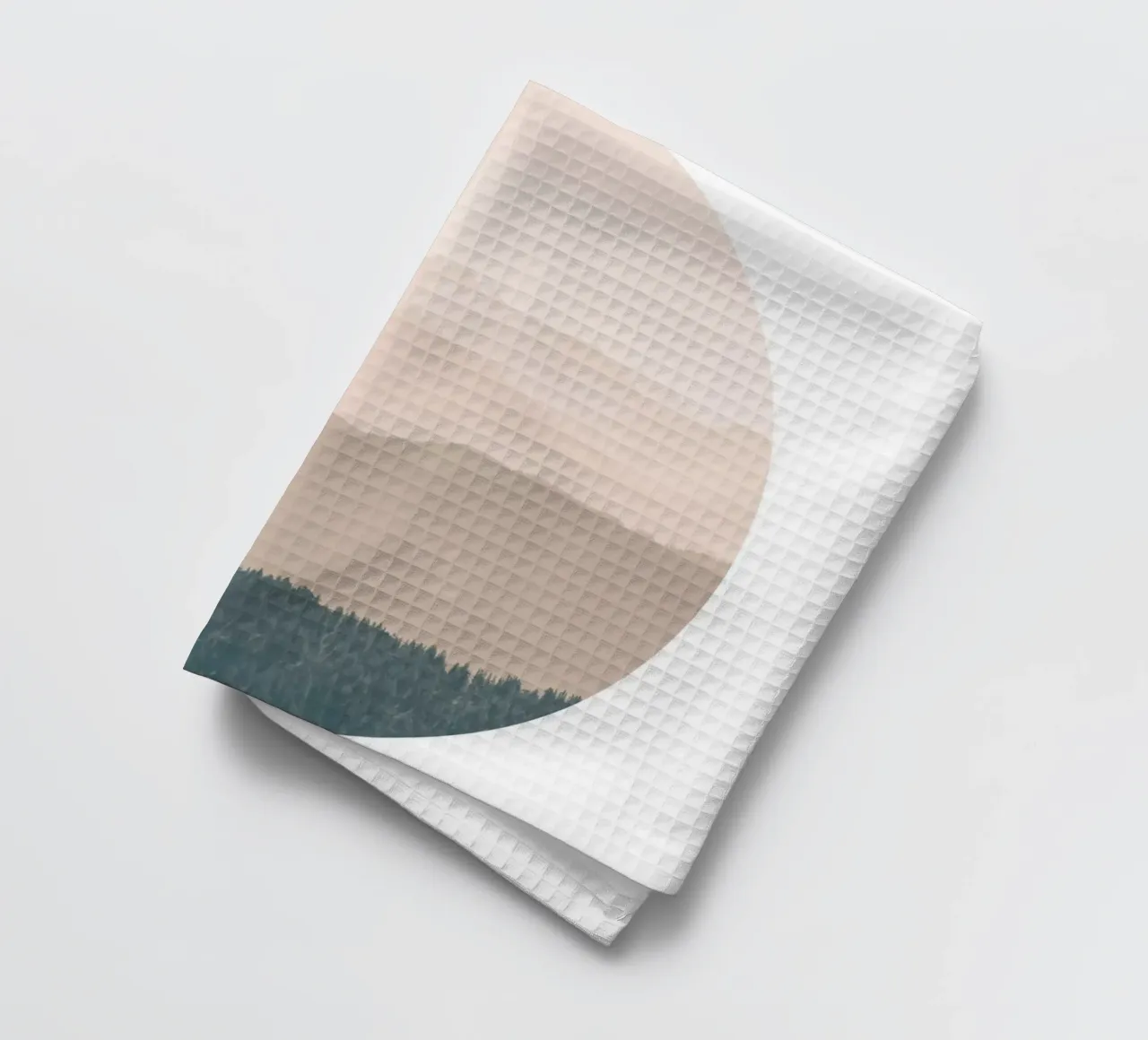 Mania Landscapes Circular 4 Karwendel (Austria) tea towel by Mania Print Collection