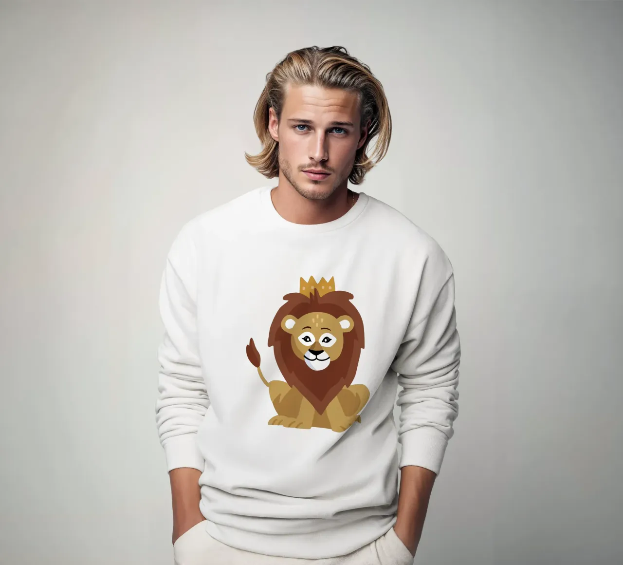 Leone felpa da C.WILL