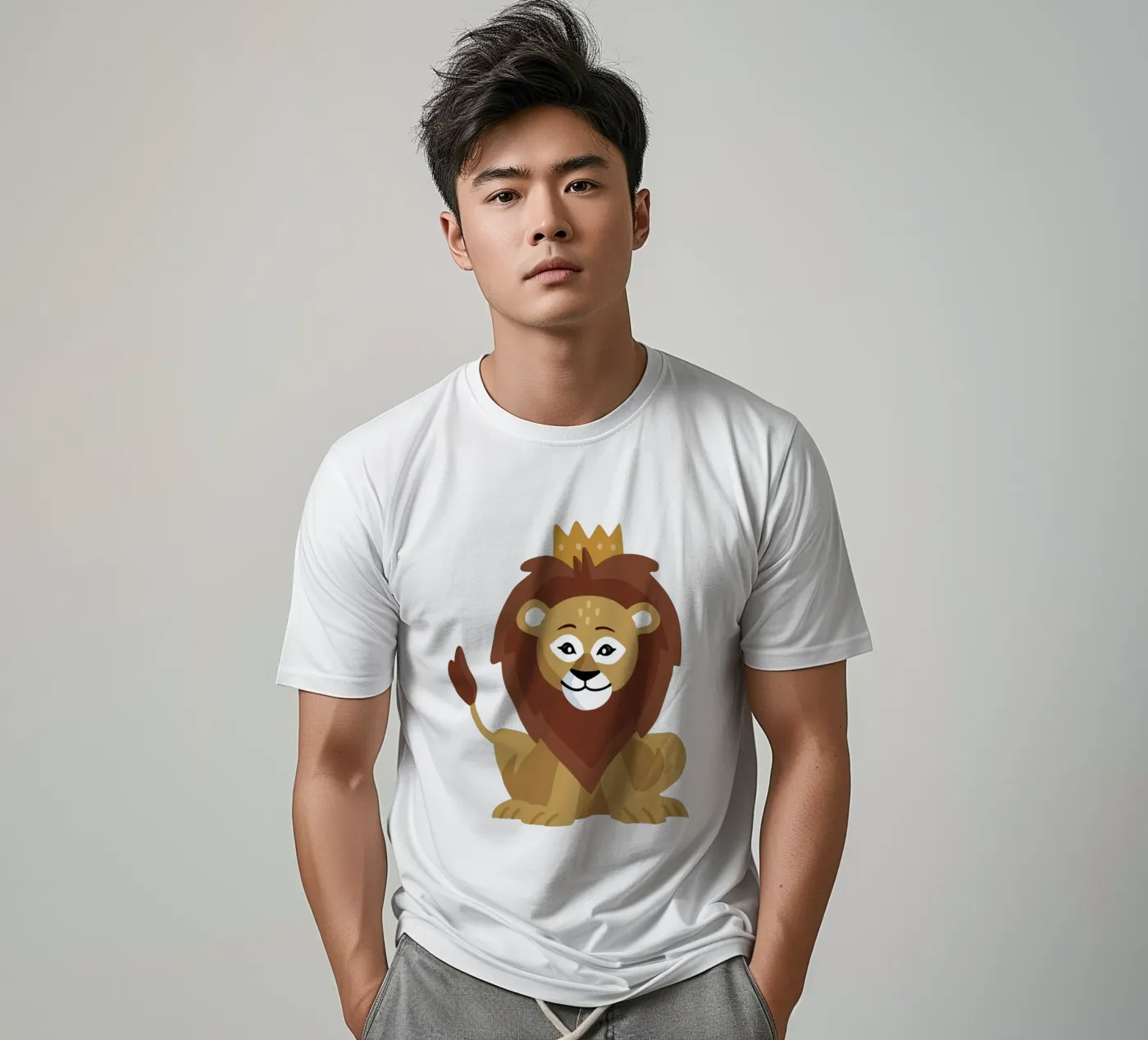 Leone t-shirt da C.WILL