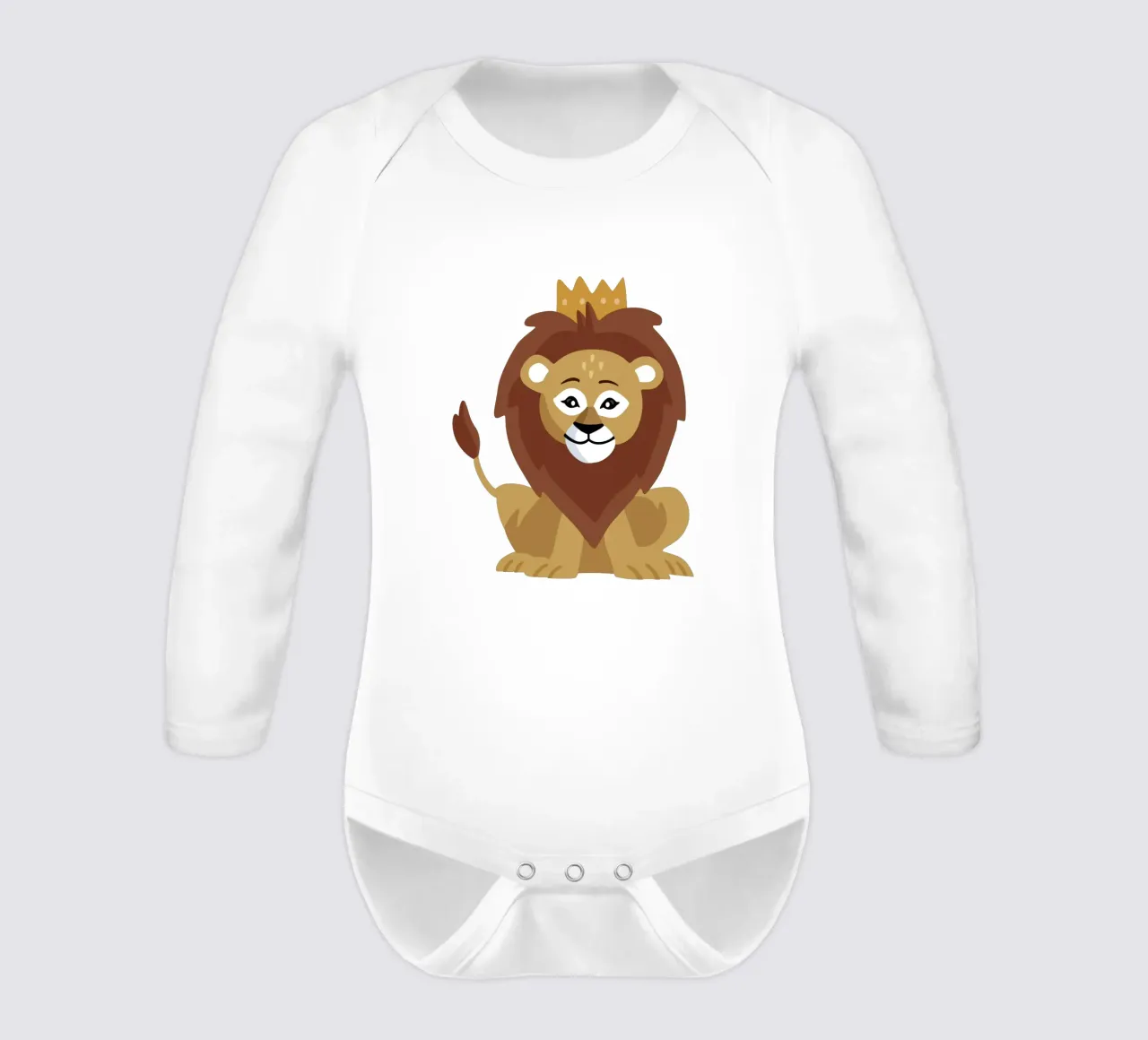 Löwe Langarm Babybody von C.WILL