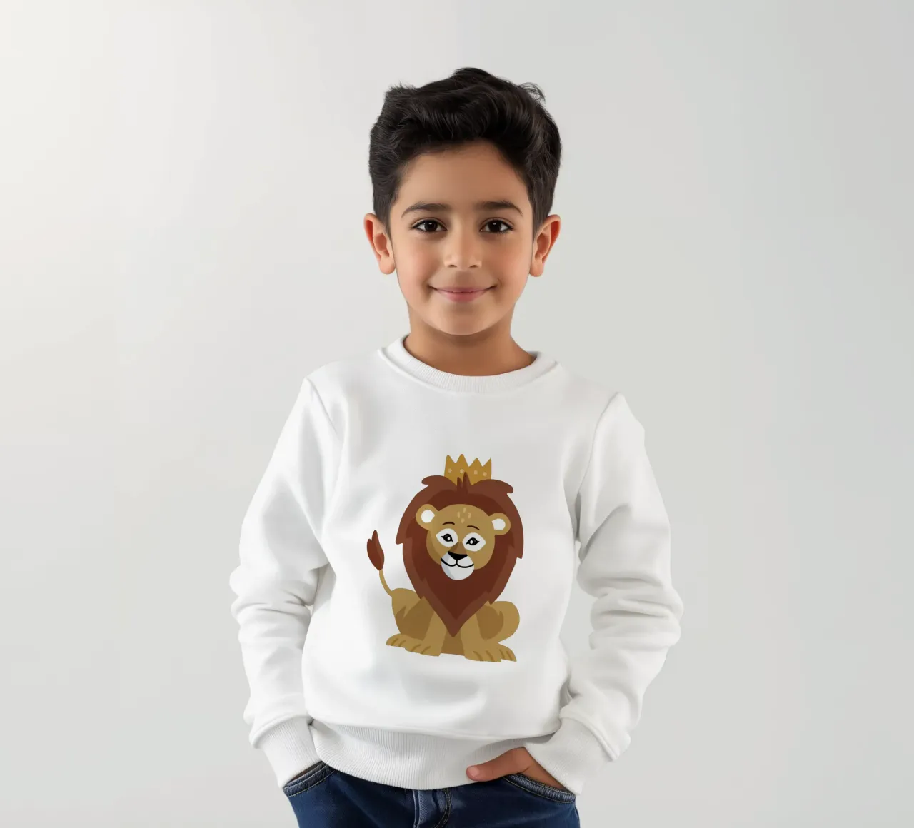 Leone felpa bambino da C.WILL