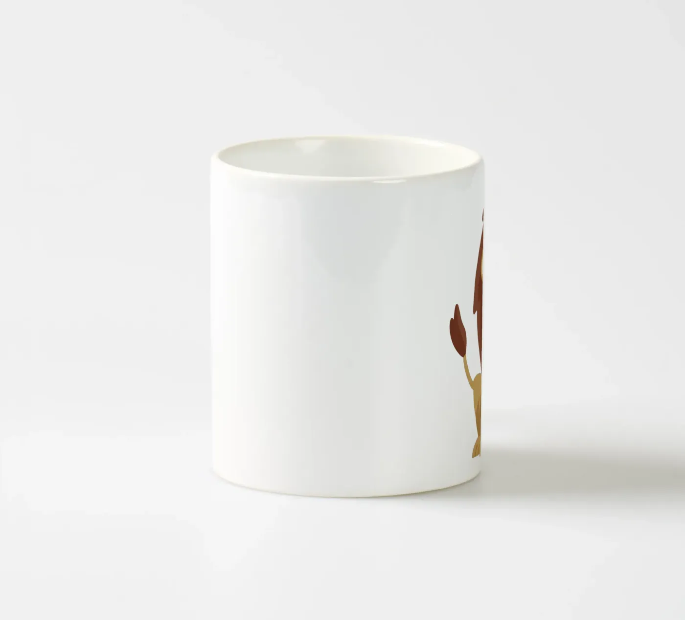 Lion ceramic mug by C.WILL