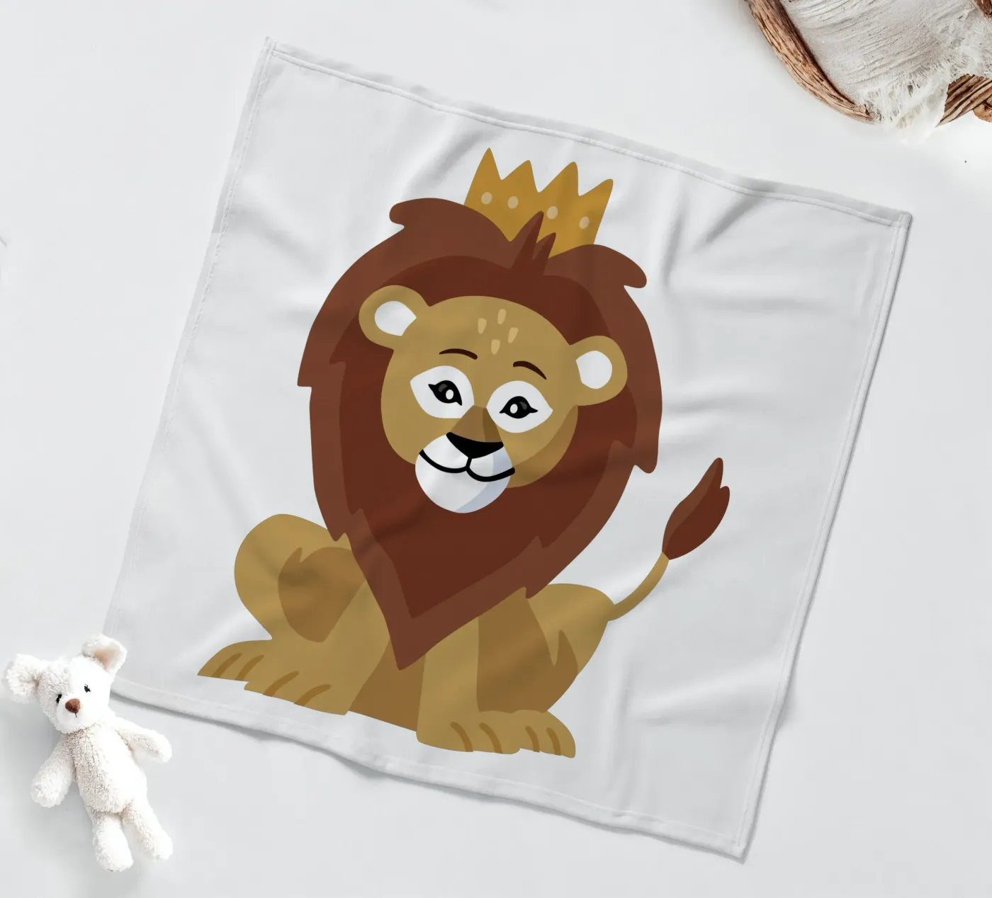 Lion fleece blanket by C.WILL