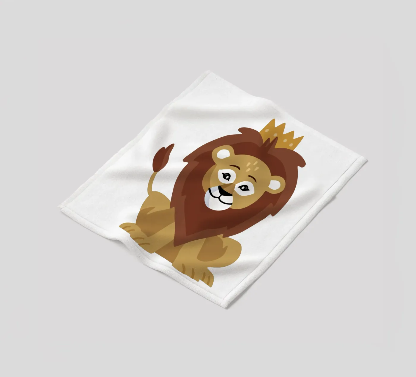 Lion fleece blanket by C.WILL