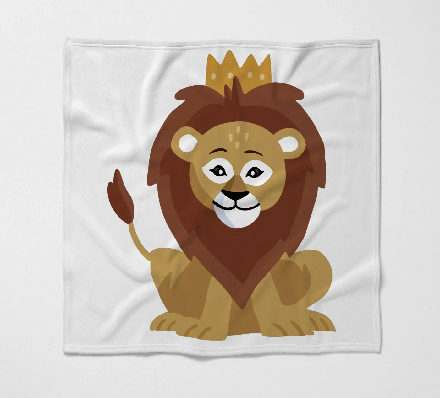 Lion fleece blanket by C.WILL