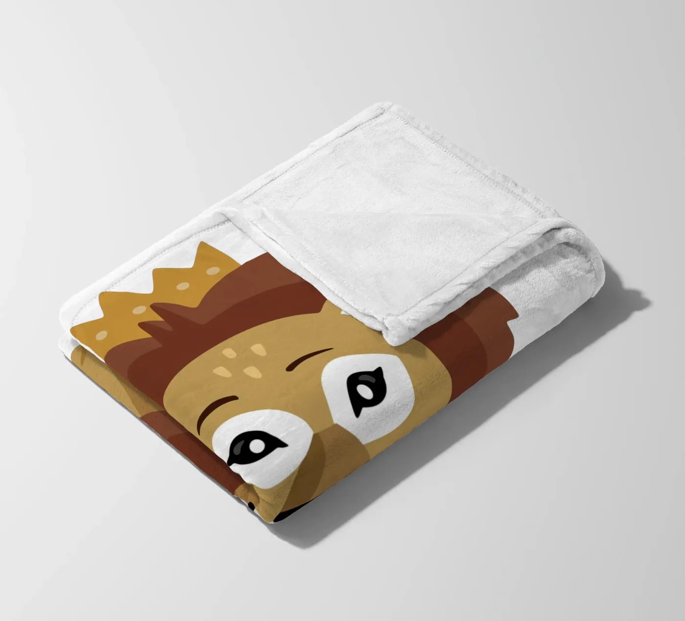 Lion fleece blanket by C.WILL