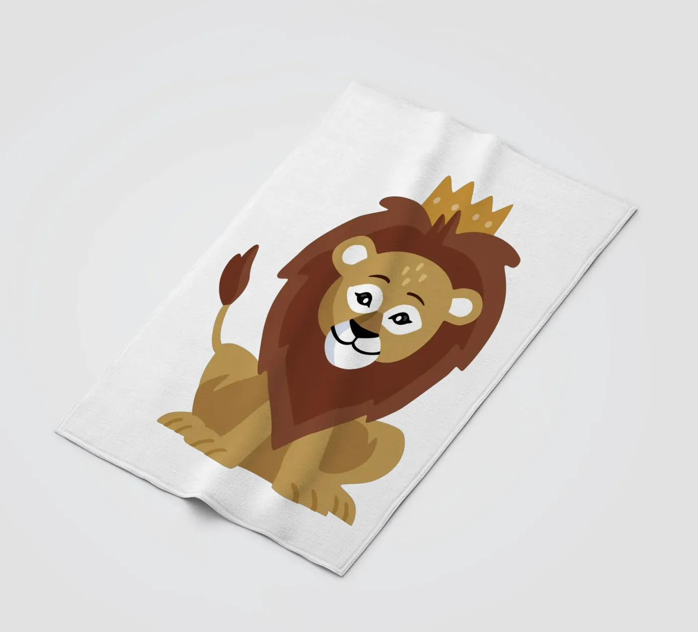 Lion fleece blanket by C.WILL
