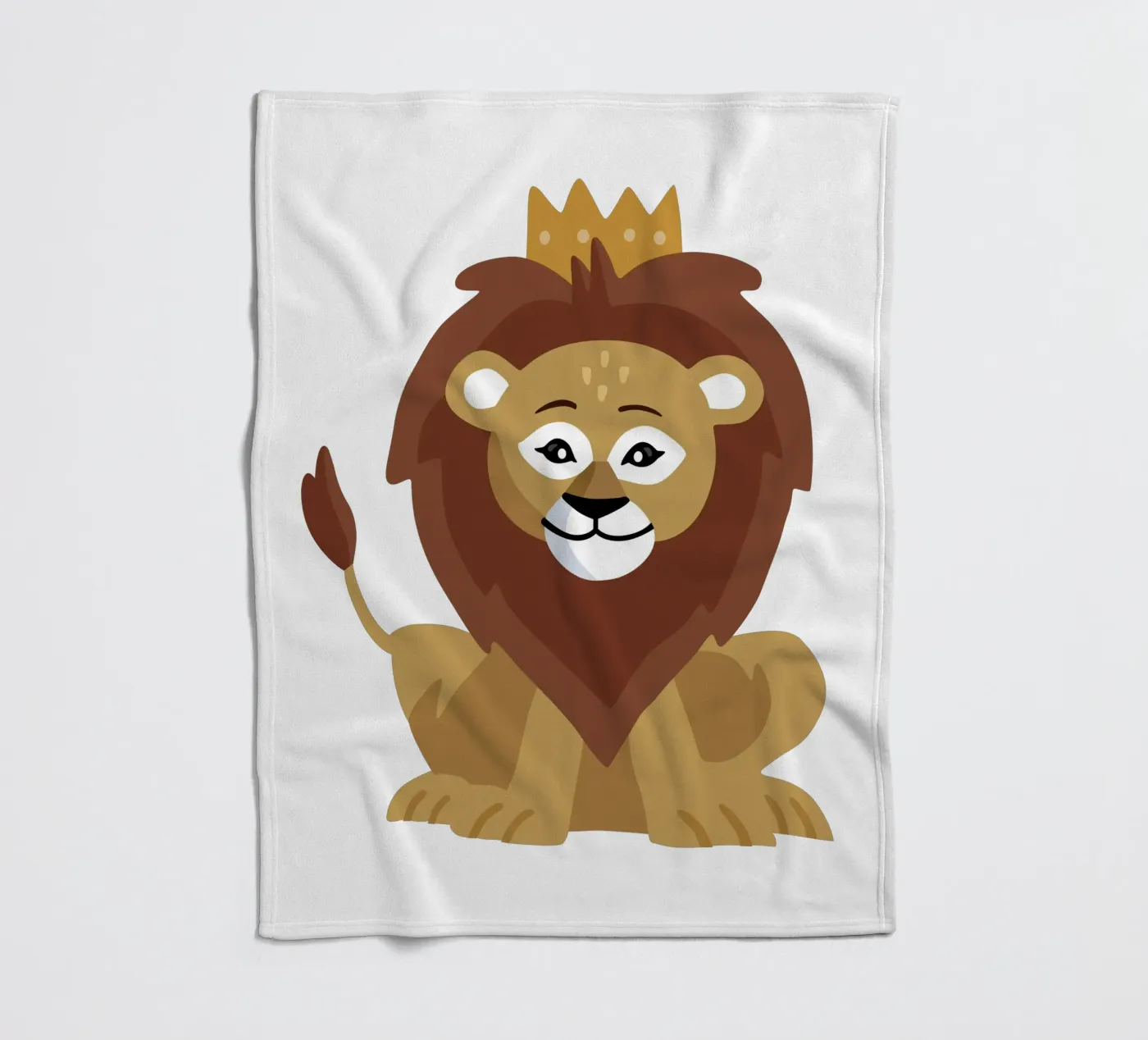 Lion fleece blanket by C.WILL