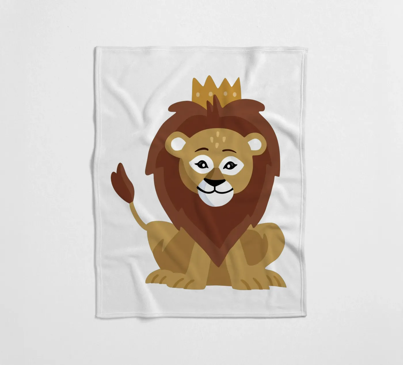 Lion fleece blanket by C.WILL